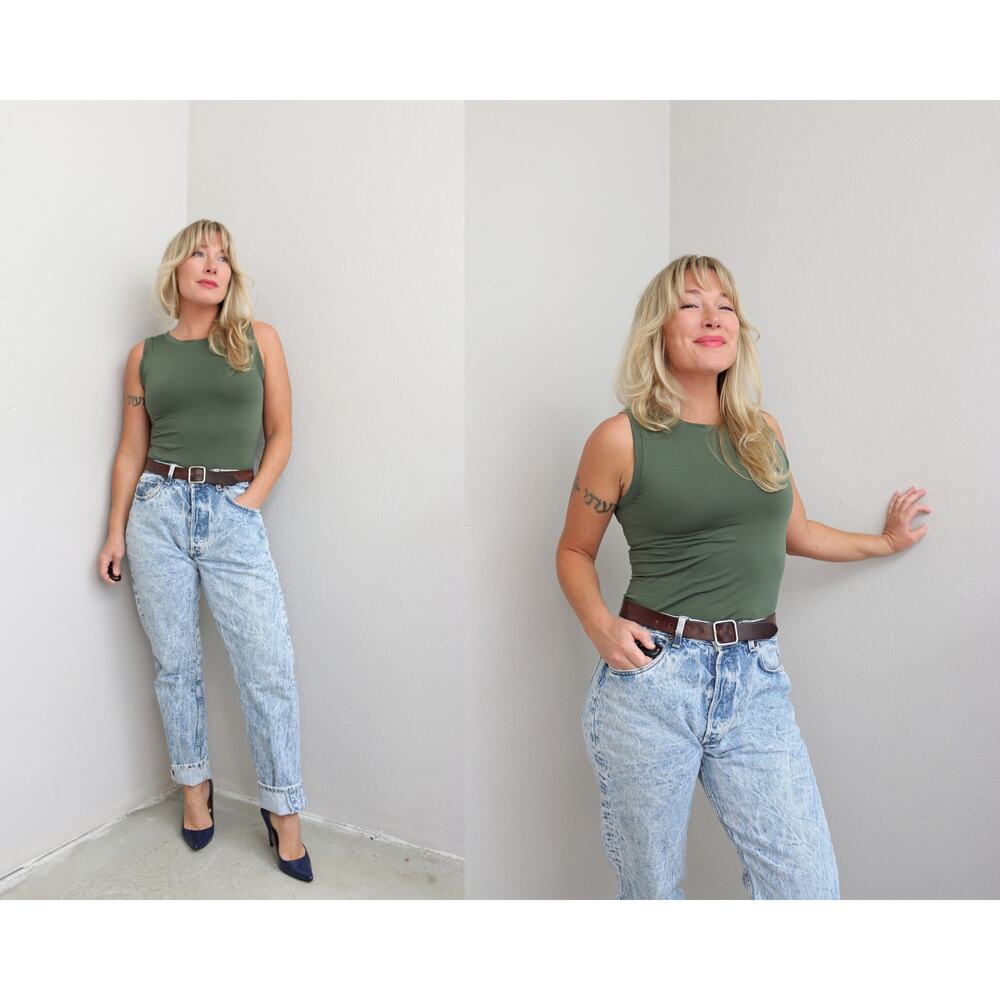 1980's Vintage Acid Wash Levi's 501 Button Jeans ~ Women's SM MD ~ 31" 32" Waist
